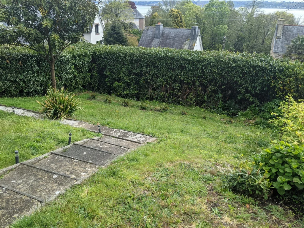 The enclosed, private garden
