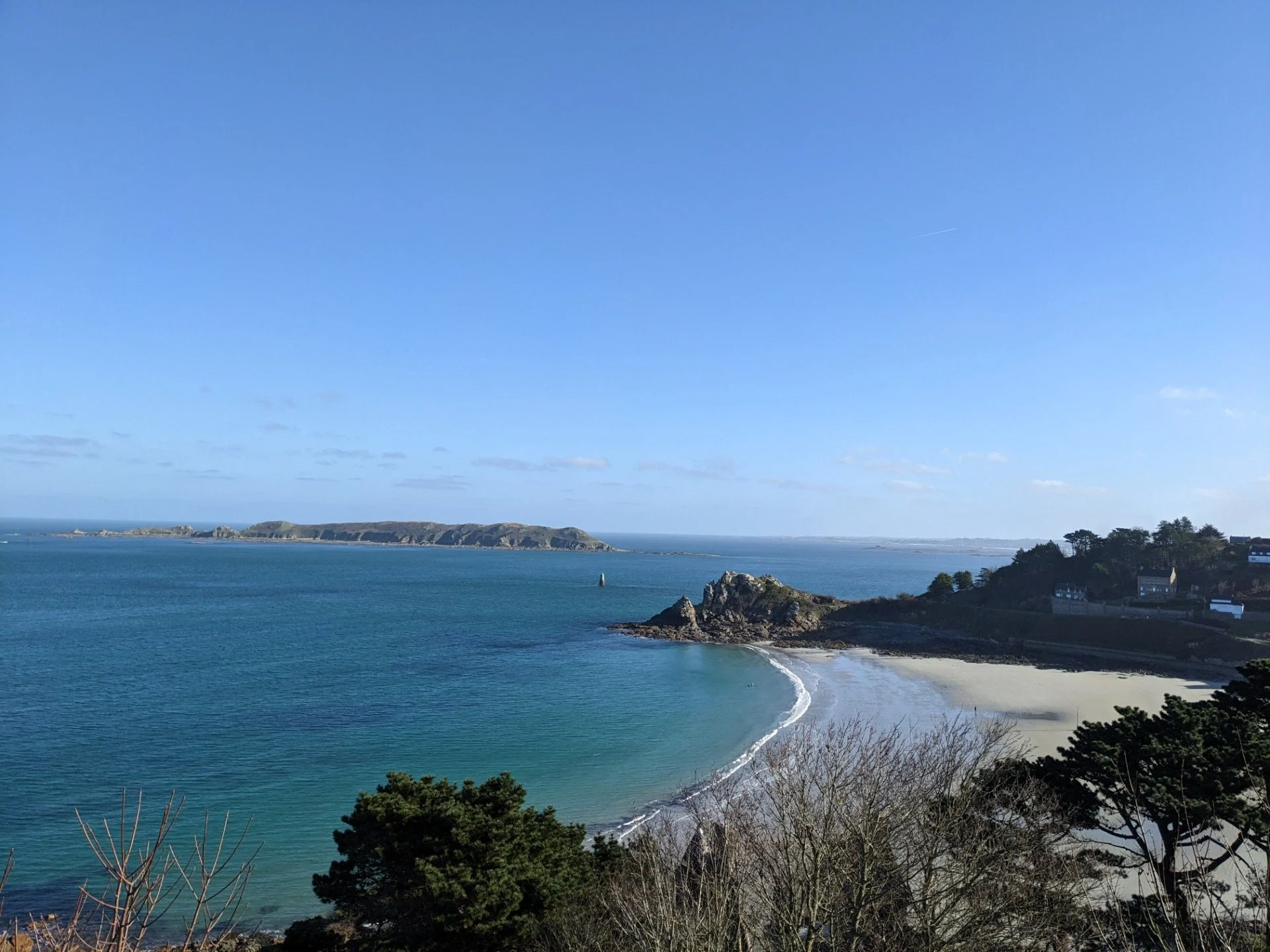 La plage de Trestrignel, à 5 minutes à pied