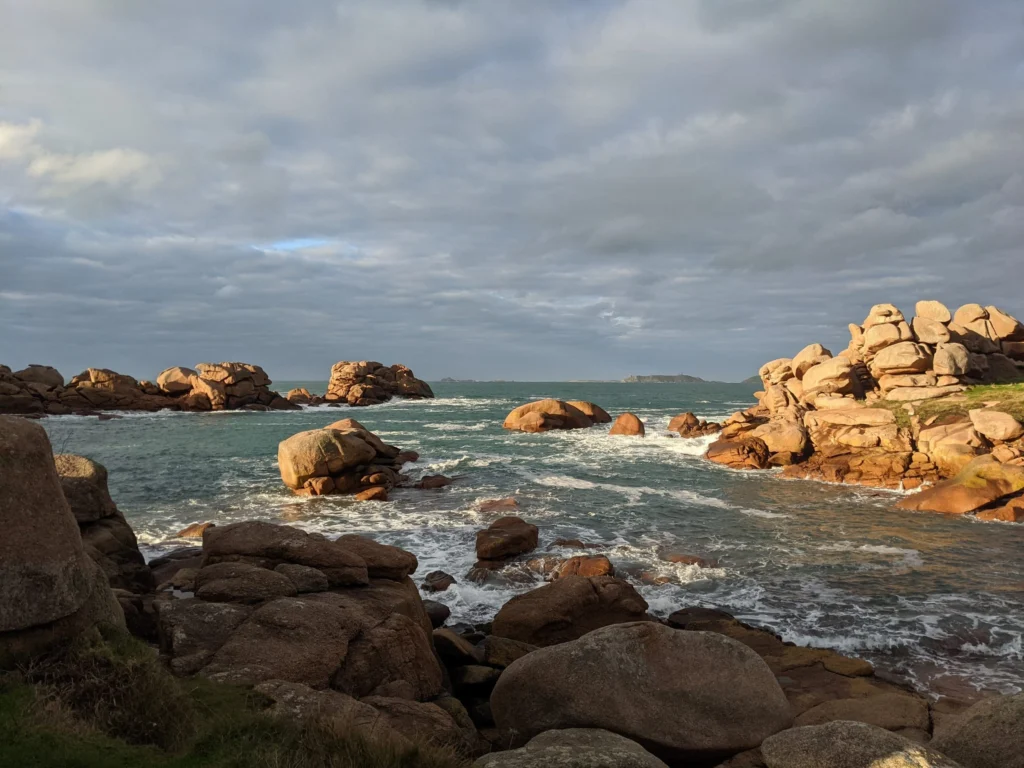 Les rochers de granit rose