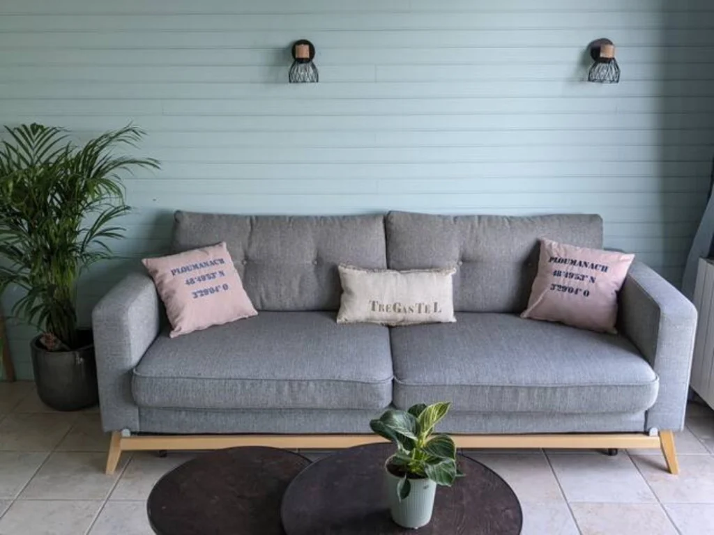 The lounge area