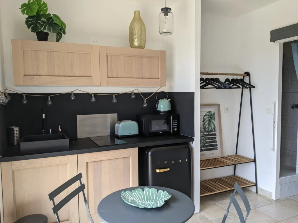 La kitchenette du studio