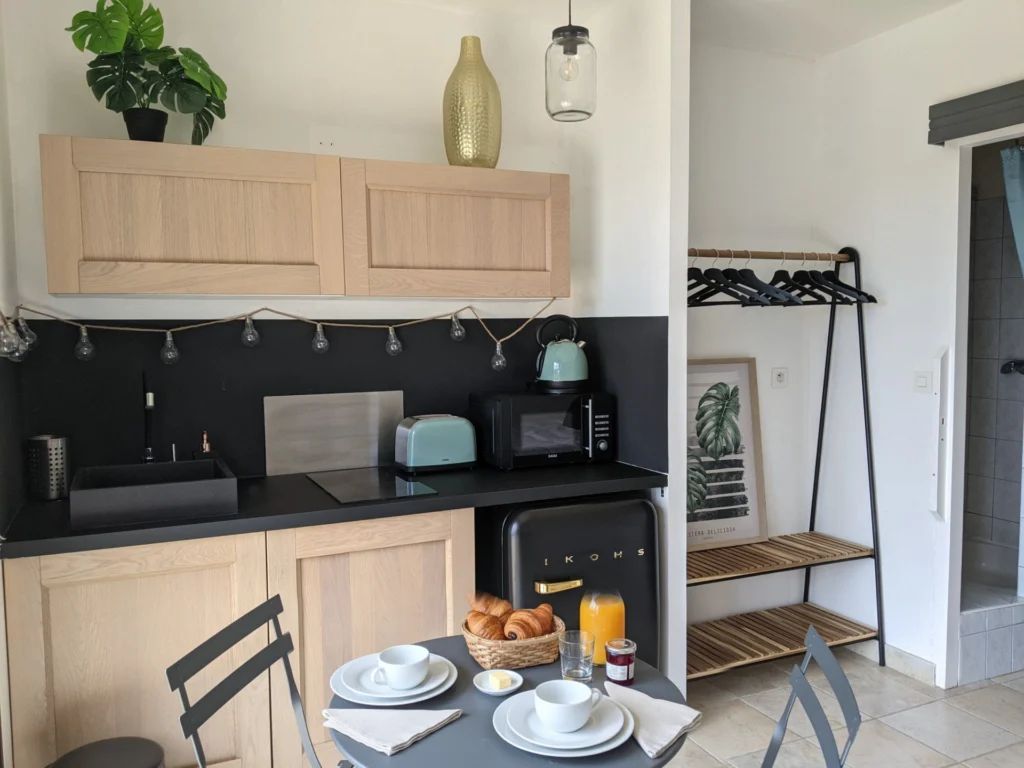 La kitchenette du studio
